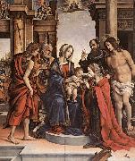 LIPPI, Filippino The Marriage of St Catherine gwt oil